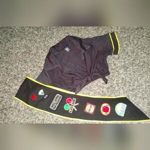 Foreplay Size Xs Girl scout Top And Sash